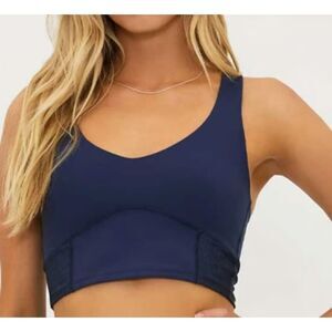 Urban Outfitters Revolve Beach Riot Kaia Sports Bra Ultramarine Navy Blue Size L